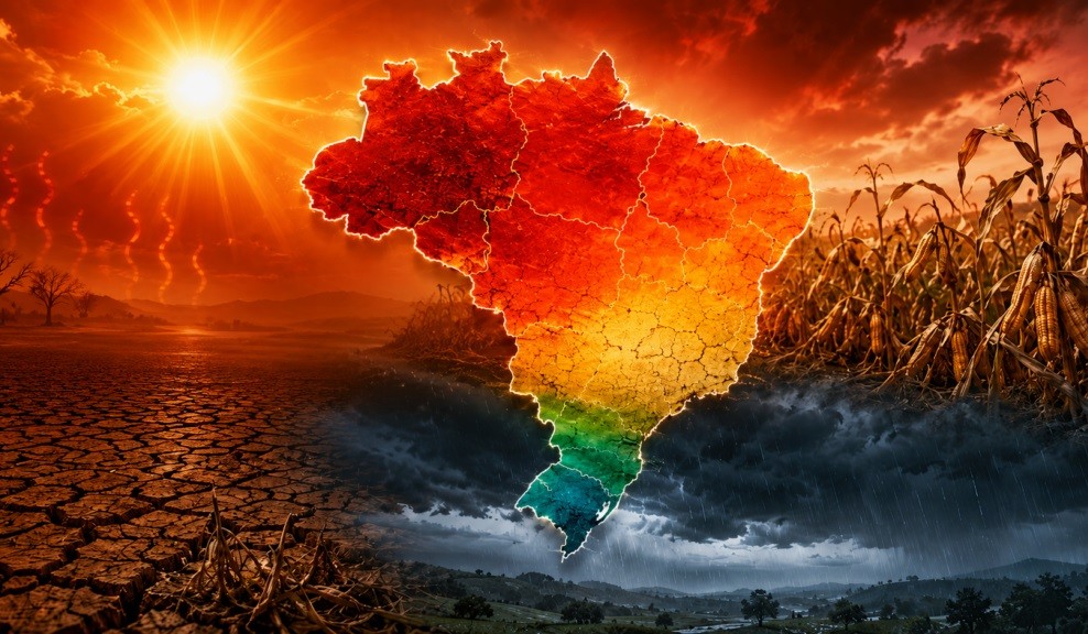 Estudo prevê até 13,3 mil mortes no Brasil com calor do Super El Niño