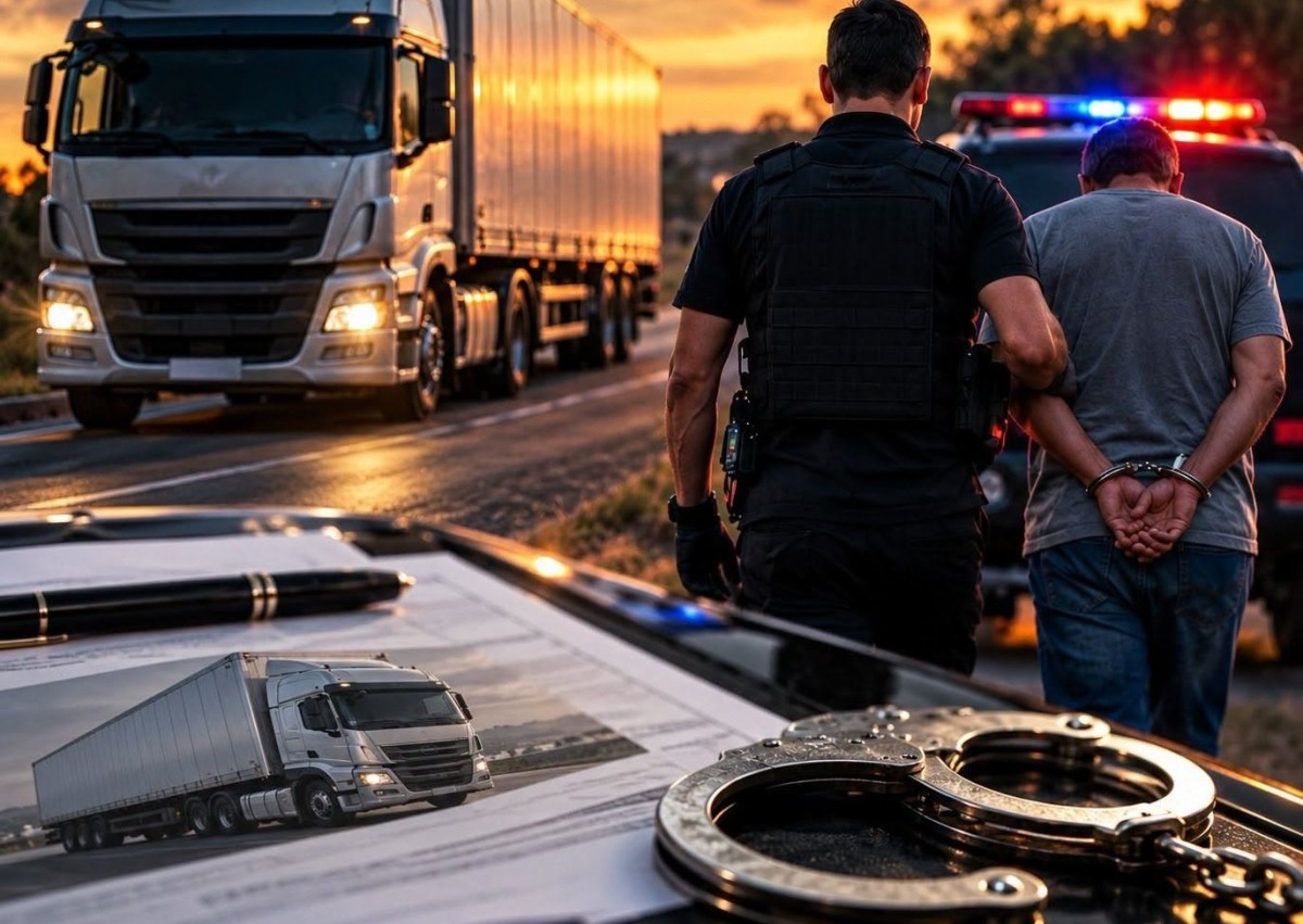 Polícia Civil de Mundo Novo prende homem suspeito de forjar roubo de caminhão para fraudar seguro