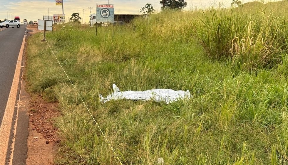 Ex-goleiro do Ivinhema, “Vaca” morre após ser atropelado na BR-376 