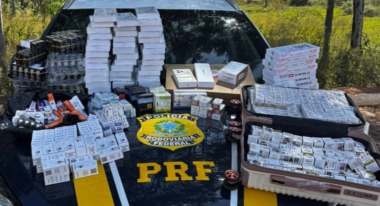 Em Coxim, Polícia Rodoviária Federal apreende 1.641 canetas emagrecedoras