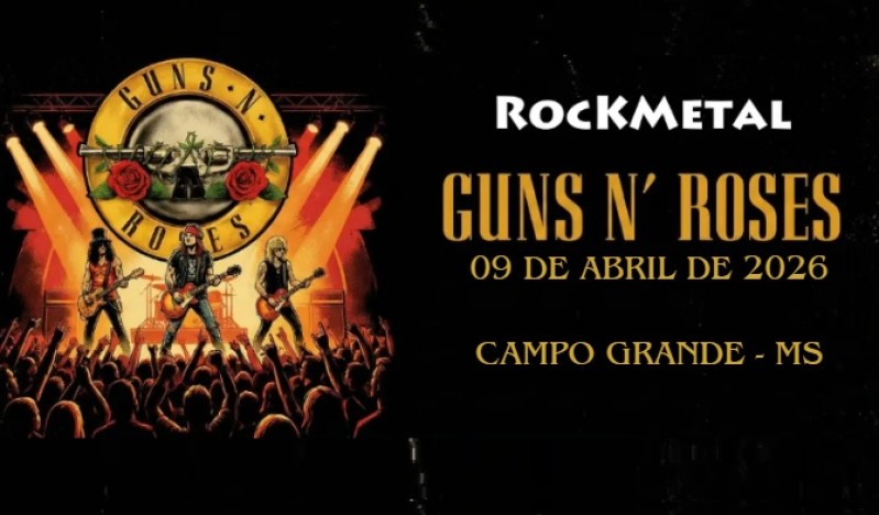 Show de Guns N’ Roses é confirmado em Campo Grande