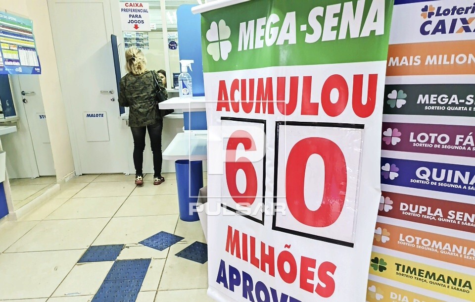 Mega-Sena 2997 acumula e prêmio vai a R$ 60 milhões