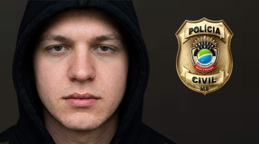 Após tentativa de estupro à luz do dia, Polícia Civil divulga retrato falado