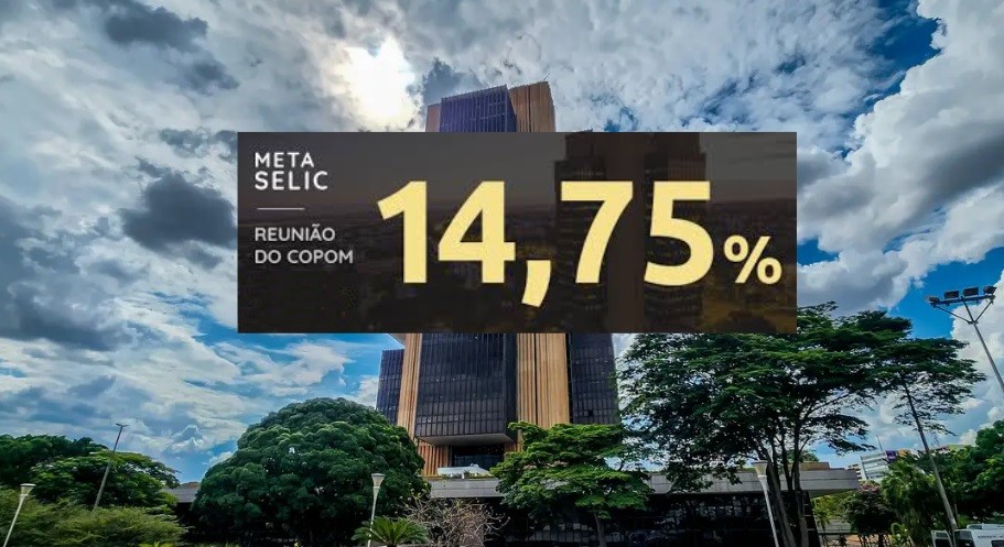 Banco Central reduz juros básicos para 14,75% ao ano