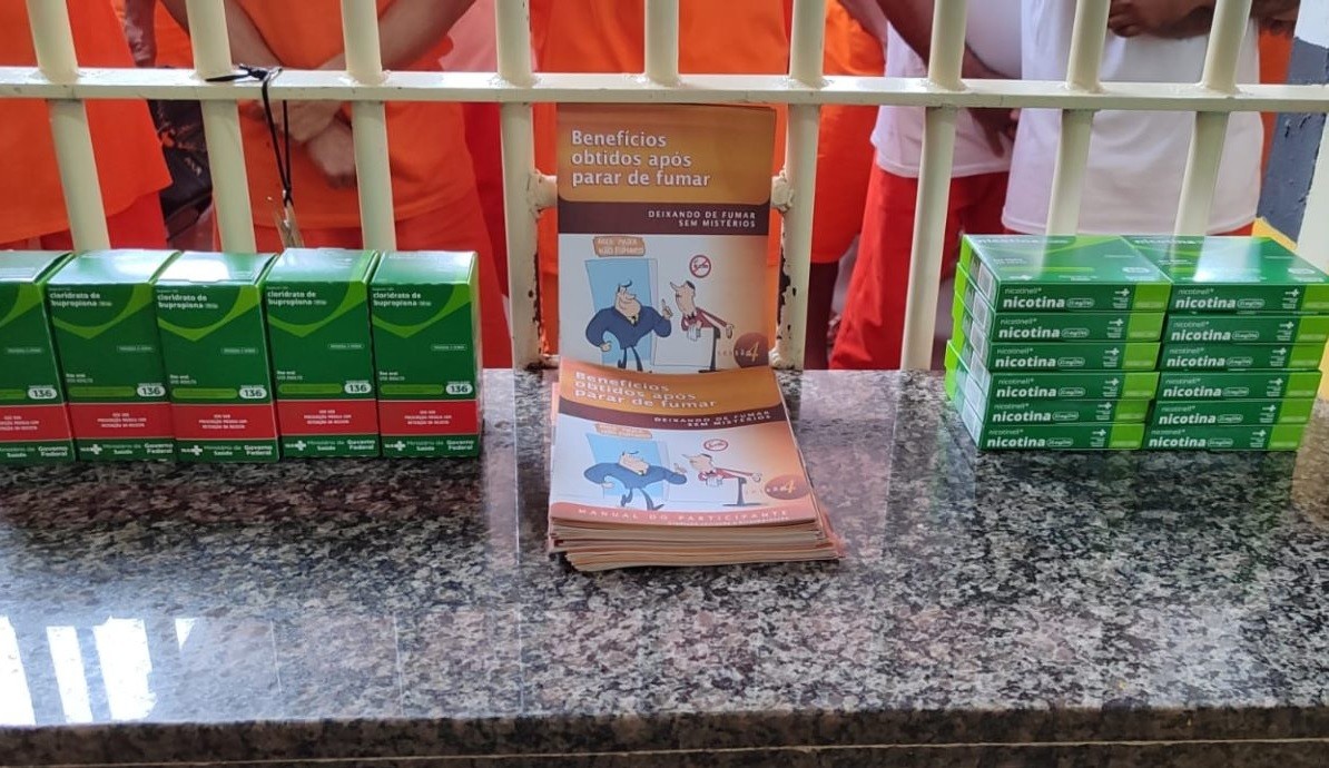 Programa antitabagismo no cárcere fortalece cuidados com a saúde na Penitenciária de Naviraí