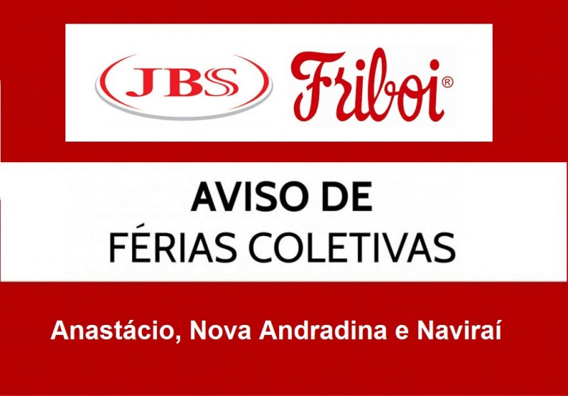 JBS anuncia férias coletivas de 20 dias para funcionários de 10 unidades