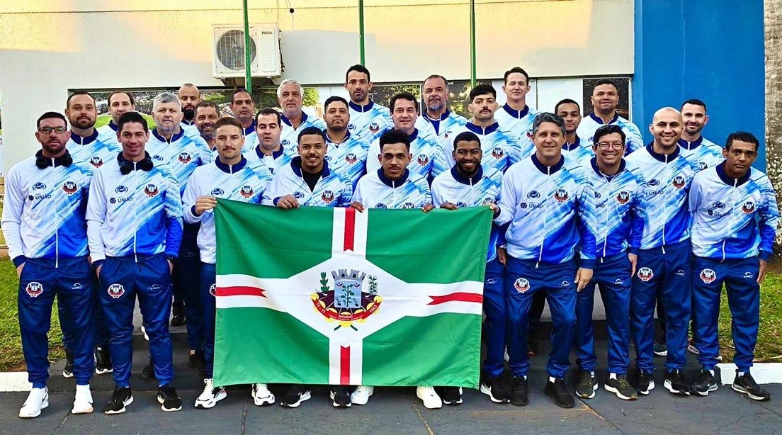 Em Antônio João, servidores de Naviraí representam o município na Copa Assomasul
