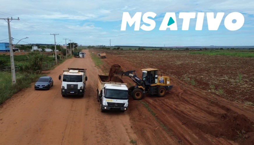 MS Ativo marca licitação de asfalto no Novo Distrito Industrial de Naviraí
