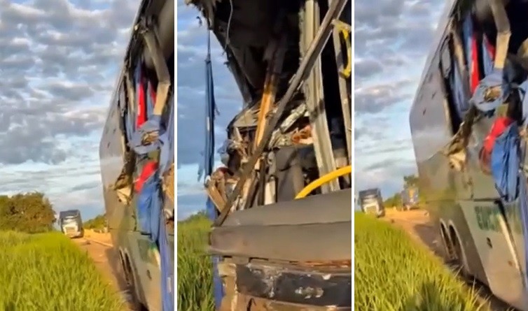 Morre 2ª vítima socorrida de ônibus que colidiu em carreta parada na BR-267