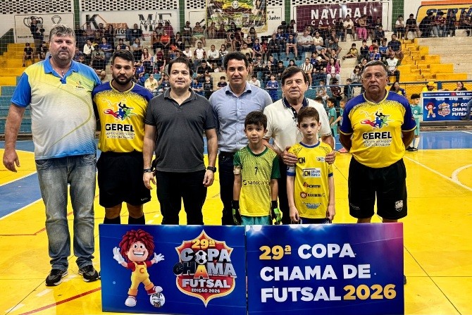 29ª Copa Chama de Futsal começa em Naviraí com mais de 1.400 atletas