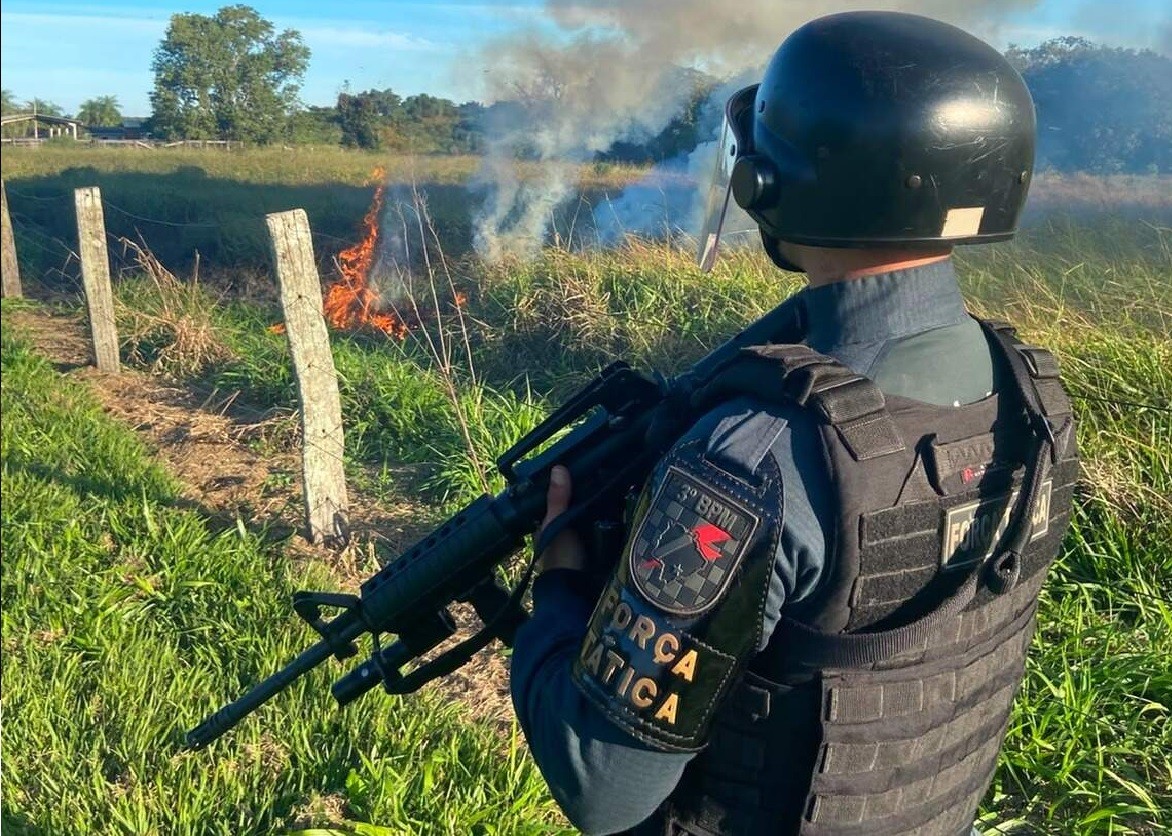 Justiça proíbe nova ação da PM para retirar indígenas de fazenda em Amambai