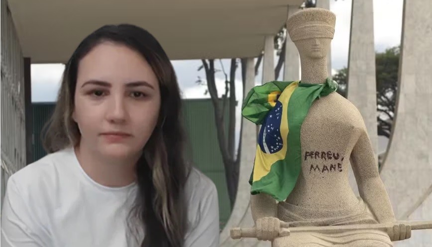 Moraes autoriza semiaberto para Débora do Batom, condenada pelo 8/1