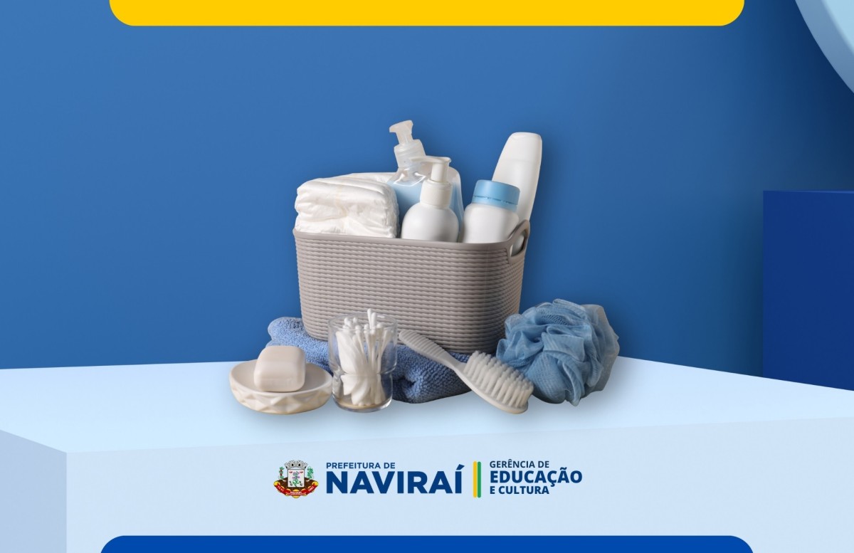 Naviraí entregará kits de higiene para creches e novos materiais de expediente para escolas