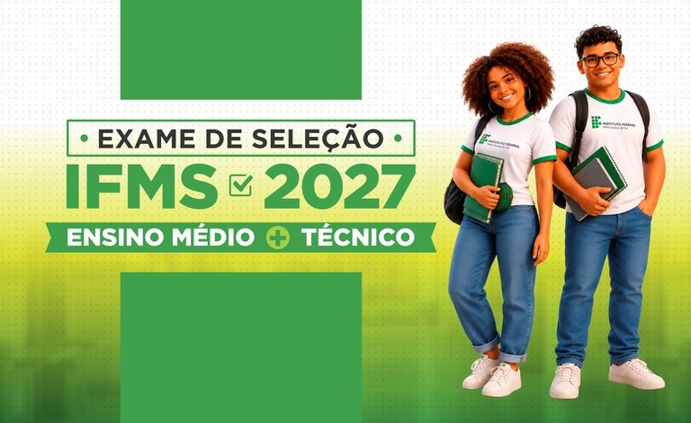Vagas em Naviraí: IFMS encerra nesta terça-feira inscrições para 2,2 mil vagas em cursos técnicos